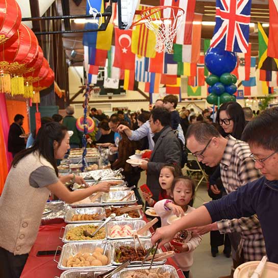 International Food Festival at Elisabeth Morrow School
